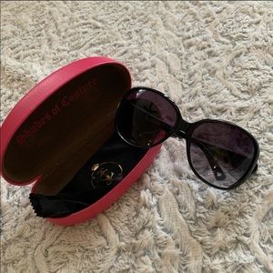 🌸JUICY COUTURE sunglasses w/case & dust cloth